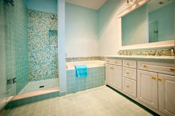 дизайн ванной комнаты в морской тематике