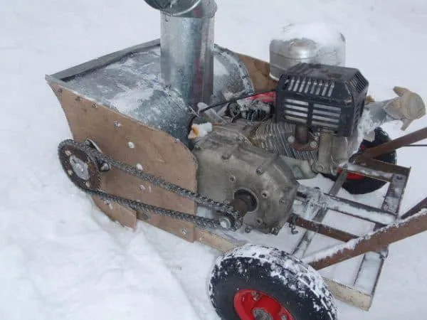 снегоуборочная машина своими руками: функциональная техника из простых инструментов
