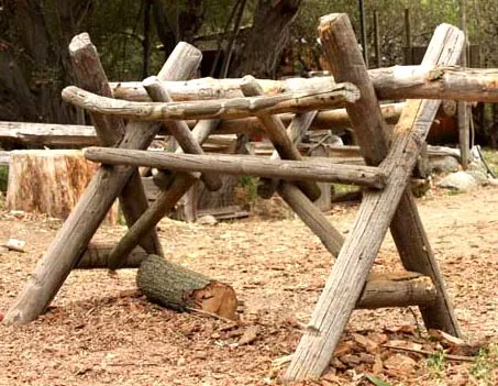 удобные козлы для распиловки дров