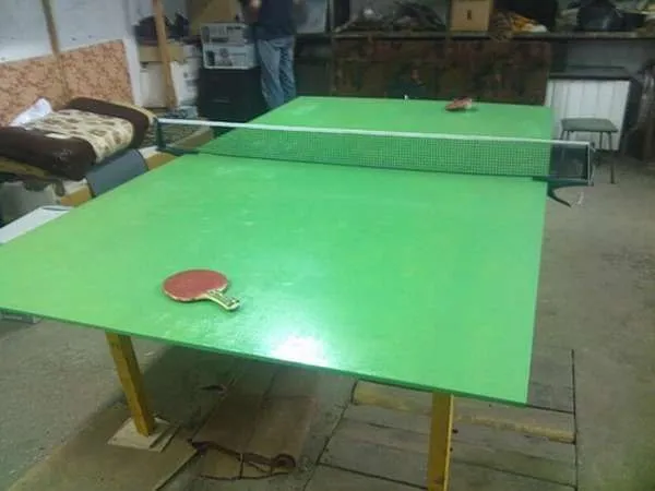 как сделать надёжный и практичный стол для пинг-понга своими руками. теннисный стол своими руками для улицы. 51