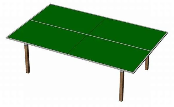 как сделать надёжный и практичный стол для пинг-понга своими руками. теннисный стол своими руками для улицы. 32
