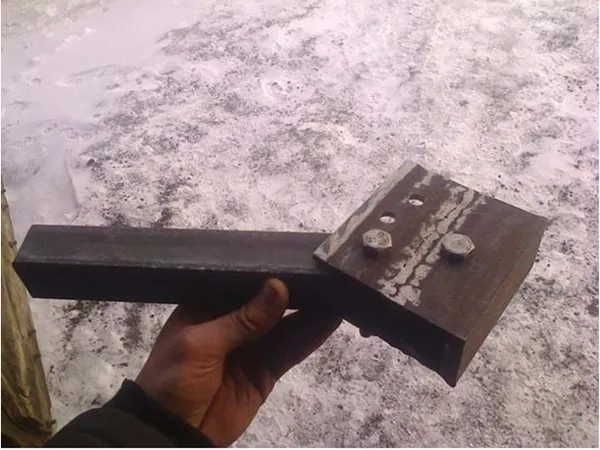 как сделать лопату на мотоблок для уборки снега