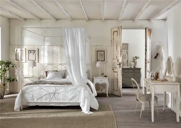спальня в стиле шебби шик – романтика в светлых тонах. спальня в стиле шебби шик. 44